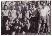 Die 1. Mannschaft von 1956