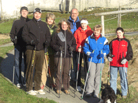 Die Nordic-Walking-Gruppe